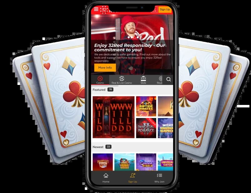 32red Casino UK Mobile